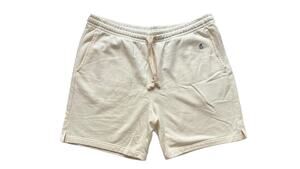 Todd Snyder X Champion Warm Up Short Size XXL Antique White NWT 100% Cotton